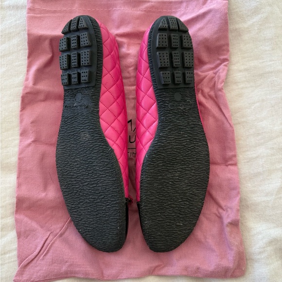 Paul Mayer Attitudes Pink and Black “The Cosy” ballet flats Size 7 Retail $245 - Picture 4 of 5